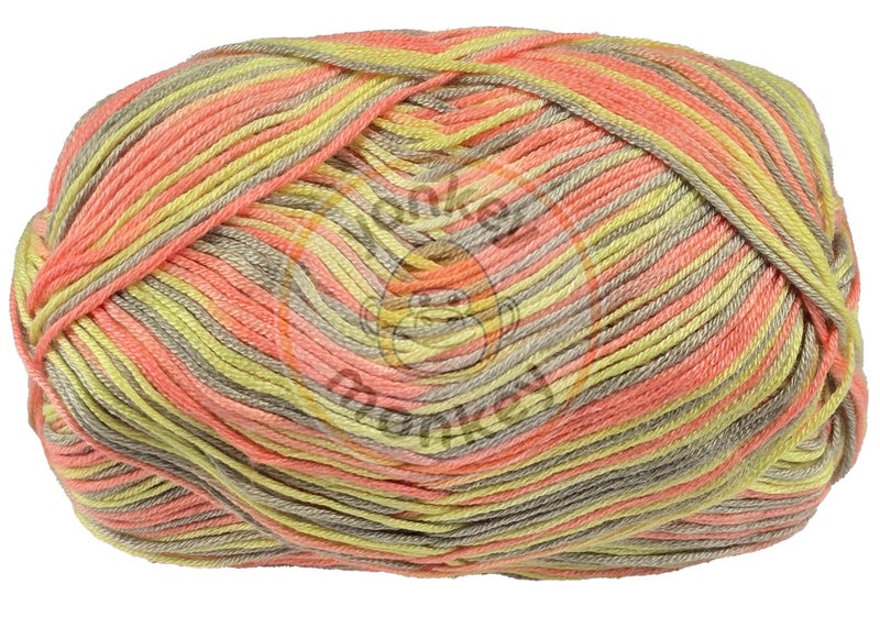 Yonkey Monkey 10-Pack of Yonkey Monkey 500 Grams Yarn - 70% Rayon derived from Bamboo, 30% Cotton - Imported - Tiger Mix 9046 - Image 5